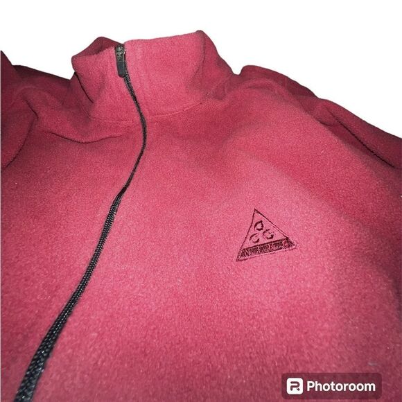 Nike ACG Maroon Fleece Snowboarding XL - Picture 2 of 8